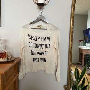 Wildfox Tropical Vacation Sweater